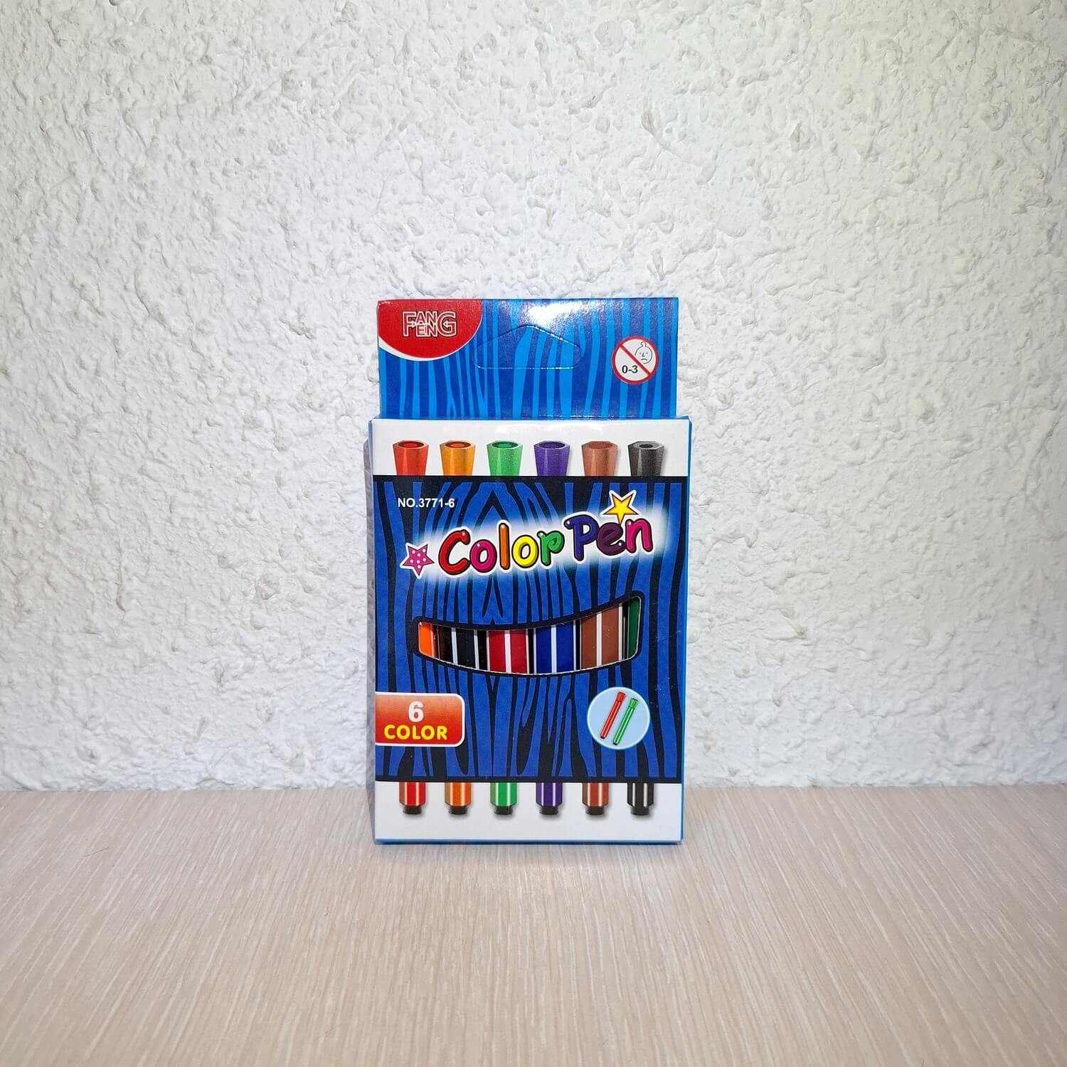 Фломастеры Color Pen 6 цветов